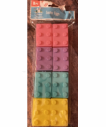 Colorful Plastic Building Bricks Easter Eggs - 1ea 8 ct - Fillable-NEW-S... - $20.15 CAD