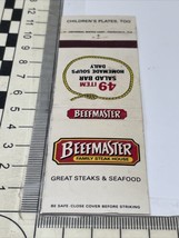 Matchbook Cover  Beefmaster Family Steak House  10 Locations gmg  Unstruck - $12.38