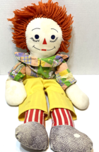 Vintage Handmade Rag Doll and Outfit Raggedy Ann Orange Yarn Hair 24&quot; READ - £18.61 GBP