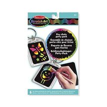 Melissa &amp; Doug 15921 Key Chain Scratch Art Party Pack  - $8.00