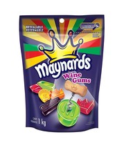 Bag of Maynards Wine Gums Candy Gummies 1 kg Free Shipping - $29.03