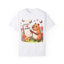 Capybara Holding Pencil and Notepad with I Love Capybaras, Cute Rodent Surrounde - £22.69 GBP+