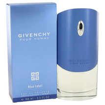 Givenchy Blue Label Cologne 3.3 Oz Eau De Toilette Spray - £71.56 GBP