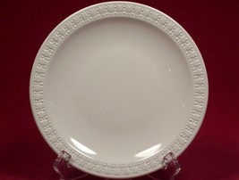 3 CENTURA Corning Dinner Plates Classic White Tulips Rim 10.5&quot; White House china - £58.77 GBP