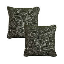 SOGA 2x 45cm Green Tufted Pillowcases – Modern Boho Decorative Pillow Co... - €50,93 EUR