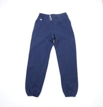 Vintage Russell Athletic Mens XL Faded Spell Out Cuffed Sweatpants Joggers Blue - £39.52 GBP