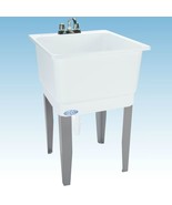 El Mustee 14CP Utilatub 20 gal Floor-Mount Combo Laundry/Utility Tub, 33... - $155.36