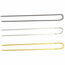 Fujiyuan 5 Pcs U Shape Hair Fork 2 Prong Brass Pins Sides Sticks Accesso... - $5.87