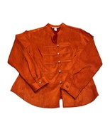 Dressbarn Blazer Long Sleeve Button Front Burnt Orange Women’s Size Medium - £26.28 GBP