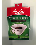 MELITTA #4 WHITE COFFEE FILTERS (40CT) - £8.60 GBP