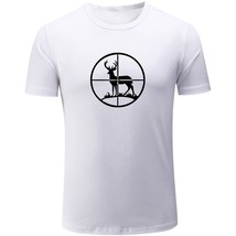 Deer Hunting Design Mens Boys Casual T-Shirts Graphic Print Teens Tops Tee Shirt - £13.99 GBP