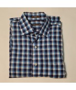Peter Millar Men Dress Shirt Size M (15.5&quot;-23&quot;x33&quot;x25&quot;) Slim Fit - £46.33 GBP