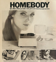 1968 General Electric Micro-Pod Radio Advertisement Vintage Communicatio... - $570.90 MXN