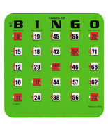 Easy Read Bingo Cards With Finger Tips, 20 Cards Low Vision - $49.45