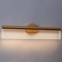 Led Bathroom Vanity Light Fixtures, Gold Modern Wall Sconce Lighting - £144.40 GBP