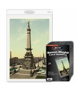 5 packs of 50 (250) BCW 4 ⅜&quot; x 6 ⅜&quot; Semi-Rigid #4 Std. Sized Postcard Ho... - $64.67