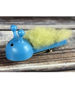 70s VTG Avon Pin Pal (FB3) - Fuzzy Blue Bug - Spring Easter  - £3.98 GBP