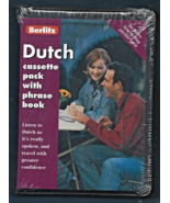 Factory Sealed  Berlitz Dutch Cassette Pack w/Phase Book-Revised &amp; Updated - €24,24 EUR