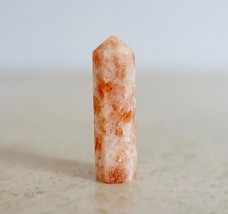 Sunstone Stone Healing Crystal Natural Gemstone Single Point Wand Reiki Energy - £20.66 GBP