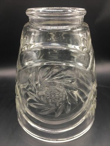 Vintage Embossed Starburst Glass Ceiling Fan Light Lamp Cover Shade - $5.93