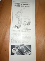 Briggs Pipe Mixture Golfer Cartoon Print Magazine Ad 1937 - £7.85 GBP