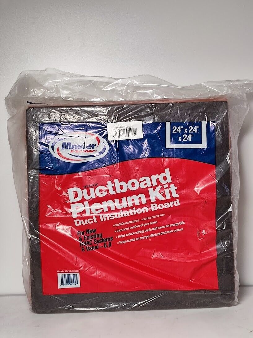 Master Flow PreCut Design 24 in. x 24 in. x 24 in. Duct Board Plenum