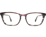 Warby Parker Eyeglasses Frames Welty-145 Purple Brown Horn Cat Eye 52-18... - £40.34 GBP