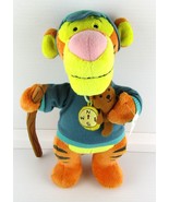 Disney Store 9&quot; Hiking Tigger 100 Acre Adventurer w/ Tags Hoops Retail P... - £10.06 GBP