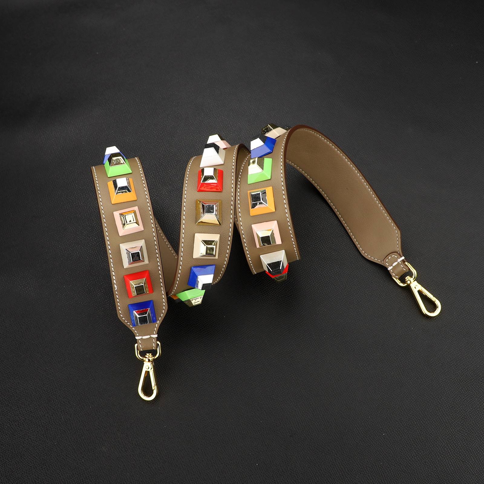 strap you shoulder bag strap,guitar strap, Strap You Mini Studded Shoulder Strap