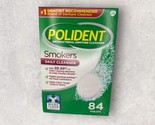 Polident Smokers Denture Cleanser Tablets, 84 Ct, ORIGINAL FORMULA, 1 Box - £18.29 GBP