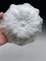 1950s Milk Glass Lily Pons Bowl Indiana Glass Co. 7&quot; - $18.00