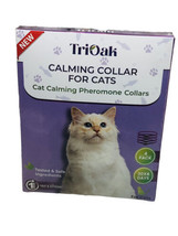 TriOak 4 Pack Calming Collar for Cats, Cat Calming Collar, Calming Phero... - £23.26 GBP