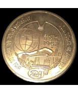 vintage 1962 Seattle Worlds Fair $1 trade token, , 1.5 inch coin - $152.31 MXN