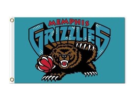 Memphis Grizzlies Flag 3x5ft Banner Polyester basketball grizzlies004 - $30.00