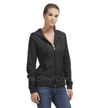 NWT Women Reebok Relaxed Fit Fleece Full Zip Hoodie Jacket Lightweight S/M/L/XL - £31.46 GBP