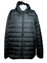 Eddie Bauer Goose Down Jacket Men&#39;s 2XL 2X Gray Packable Outdoor Quilted - AC - £37.51 GBP