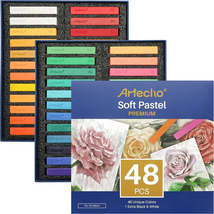 48Pcs Soft Pastels, 46 Colors Including 4 Fluorescent Colors, Extra Free... - $538.60 MXN