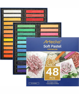 48Pcs Soft Pastels, 46 Colors Including 4 Fluorescent Colors, Extra Free... - $538.60 MXN