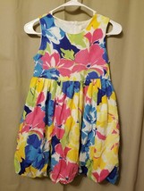 Children&#39;s Place - Spring Holiday Floral Bubble Hem Dress Size 12 IR9 - £7.61 GBP