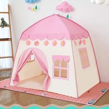Kids Play Tent Princess Playhouse Pink Castle Play Tent - £35.31 GBP