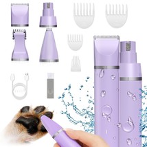 Dog Grooming Clippers Kit-Electric Rechargeable Cat Trimmer - $48.30