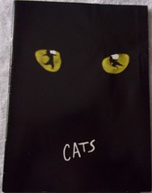 Vintage Shubert Theater Musical Cats Souviner Program With Fold Out Inse... - $20.99