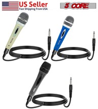 Dynamic Microphone XLR Audio Cardioid Mic w/ Clip Vocal Karaoke Singing 3Pcs - £18.37 GBP