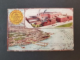 1907 antique CROWN CORK &amp; SEAL Co baltimore md POSTCARD wv Mrs WILLCOX f... - £37.90 GBP