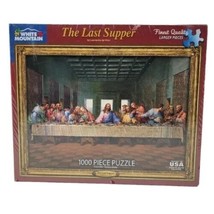 The Last Supper - White Mountain Puzzles 1000 Piece Brand New Sealed  24... - $21.77