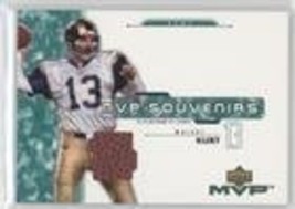 Kurt Warner (Football Card) 2001 Upper Deck MVP - Souvenirs #KW - £10.08 GBP