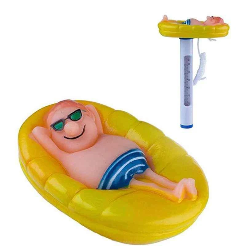 Pool Thermometer Large Floating Water Temperature Thermometers with String - $20.65