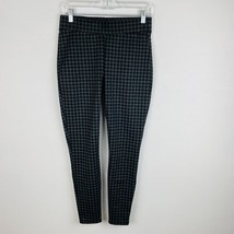 Maurices Womens Small S Regular Black Gray Houndstooth Pull On Skinny Pants - $17.59