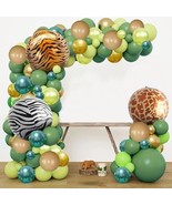 Rubber Jungle Theme Birthday Decoration - 51Pcs,Animal Balloons Combo|An... - €21,03 EUR