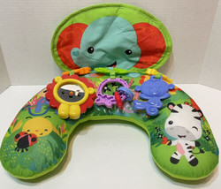 Fisher Price Cozy Fit Playtime Tummy Pillow Lion Sensory Crinkle Chew - £16.99 GBP